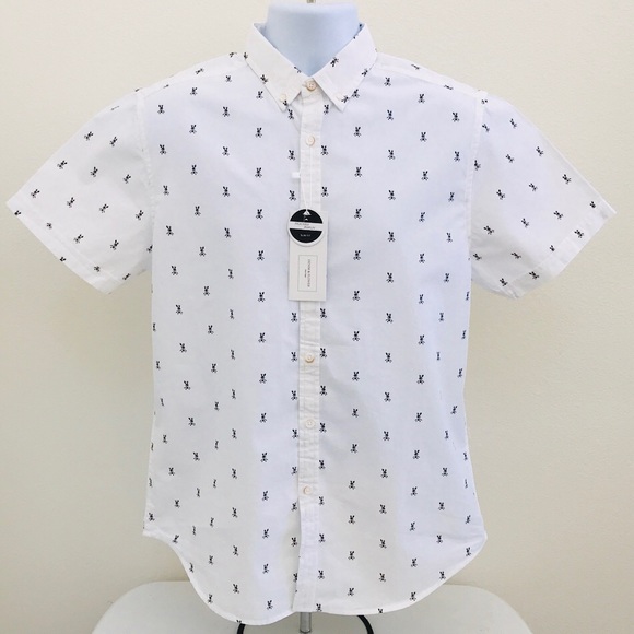 denim and flower dress shirts